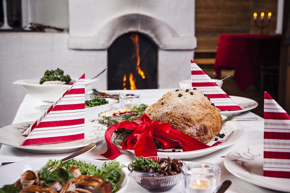 platos de navidad