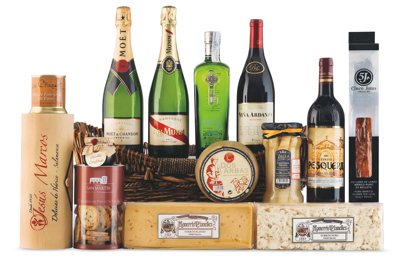 Cesta Gourmet D (Navidad 2014)