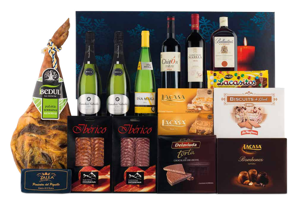 Lote con Jamón 10 (Navidad 2015)