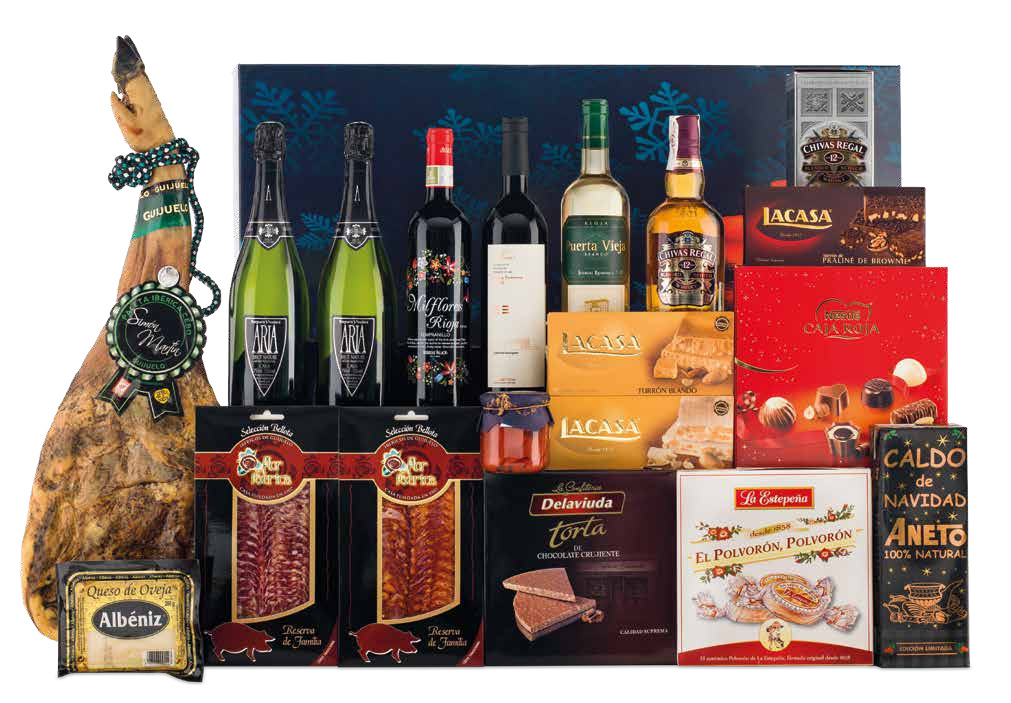 Lote con Jamón 12 (Navidad 2015)