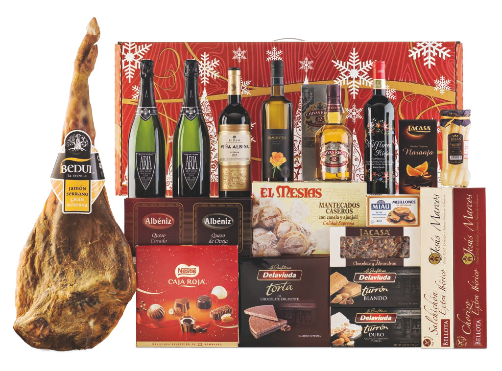 Lote con Jamón 14 (Navidad 2016)