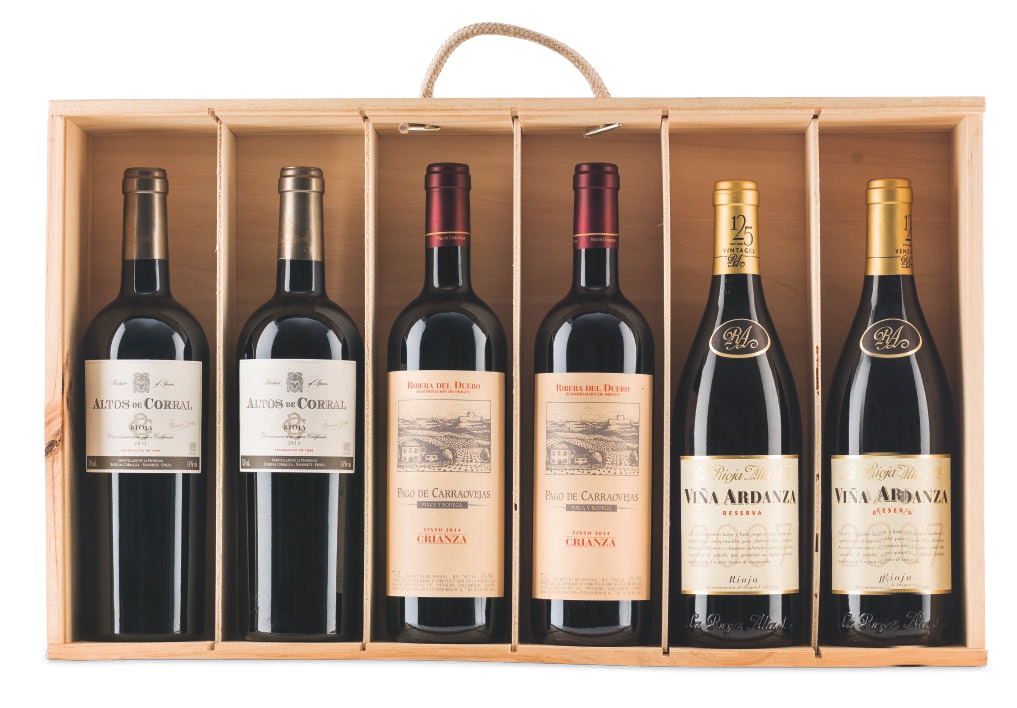 Caja de Vinos 9 Rioja-Ribera del Duero (Navidad 2017)