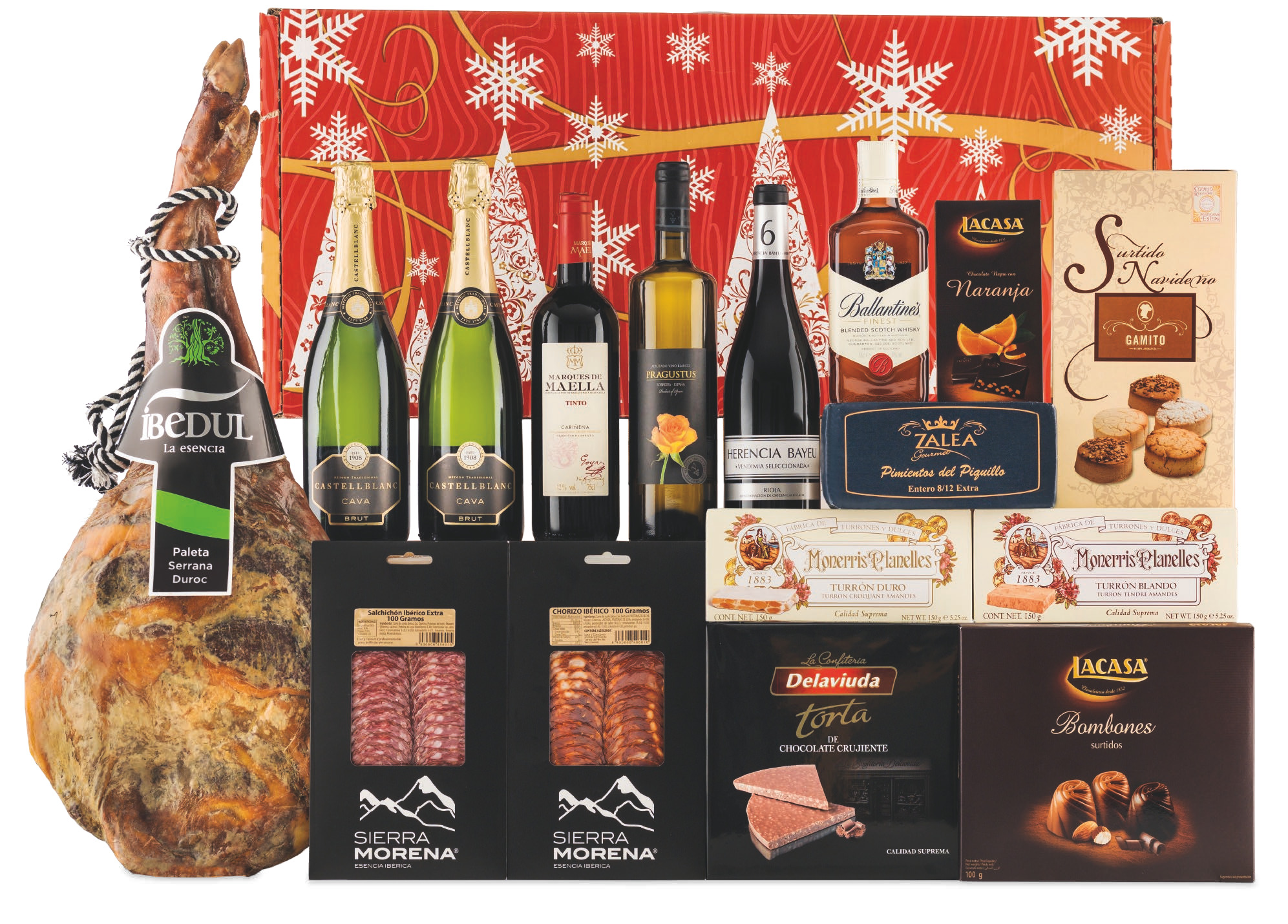 Lote con Jamón 10 (Navidad 2017)