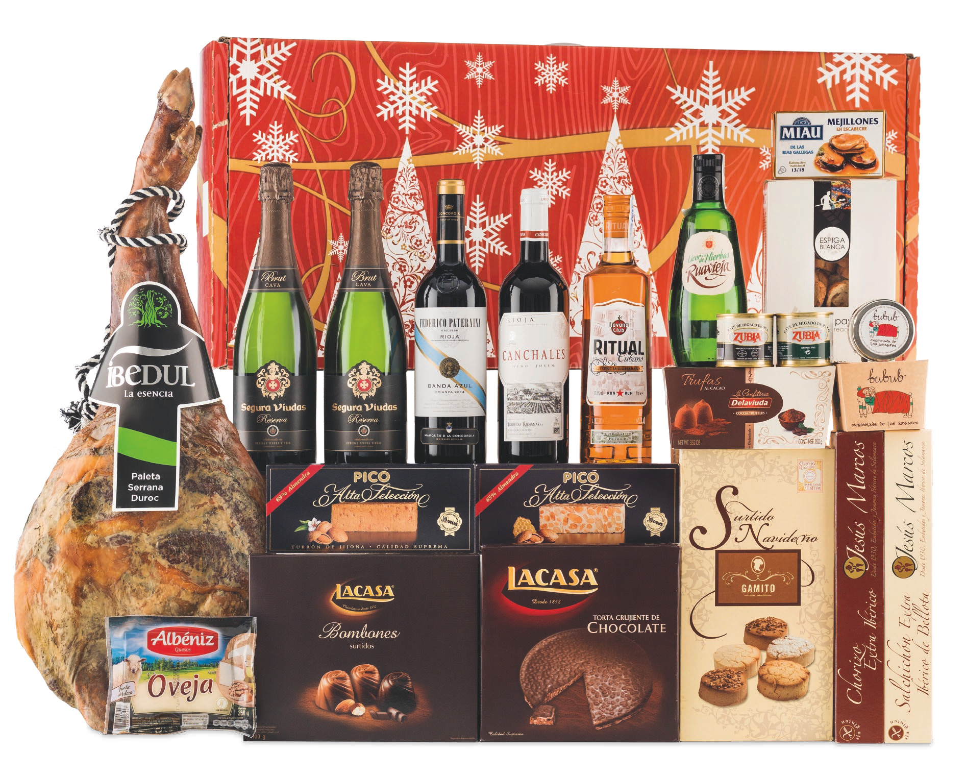Lote con Jamón 11 (Navidad 2017)