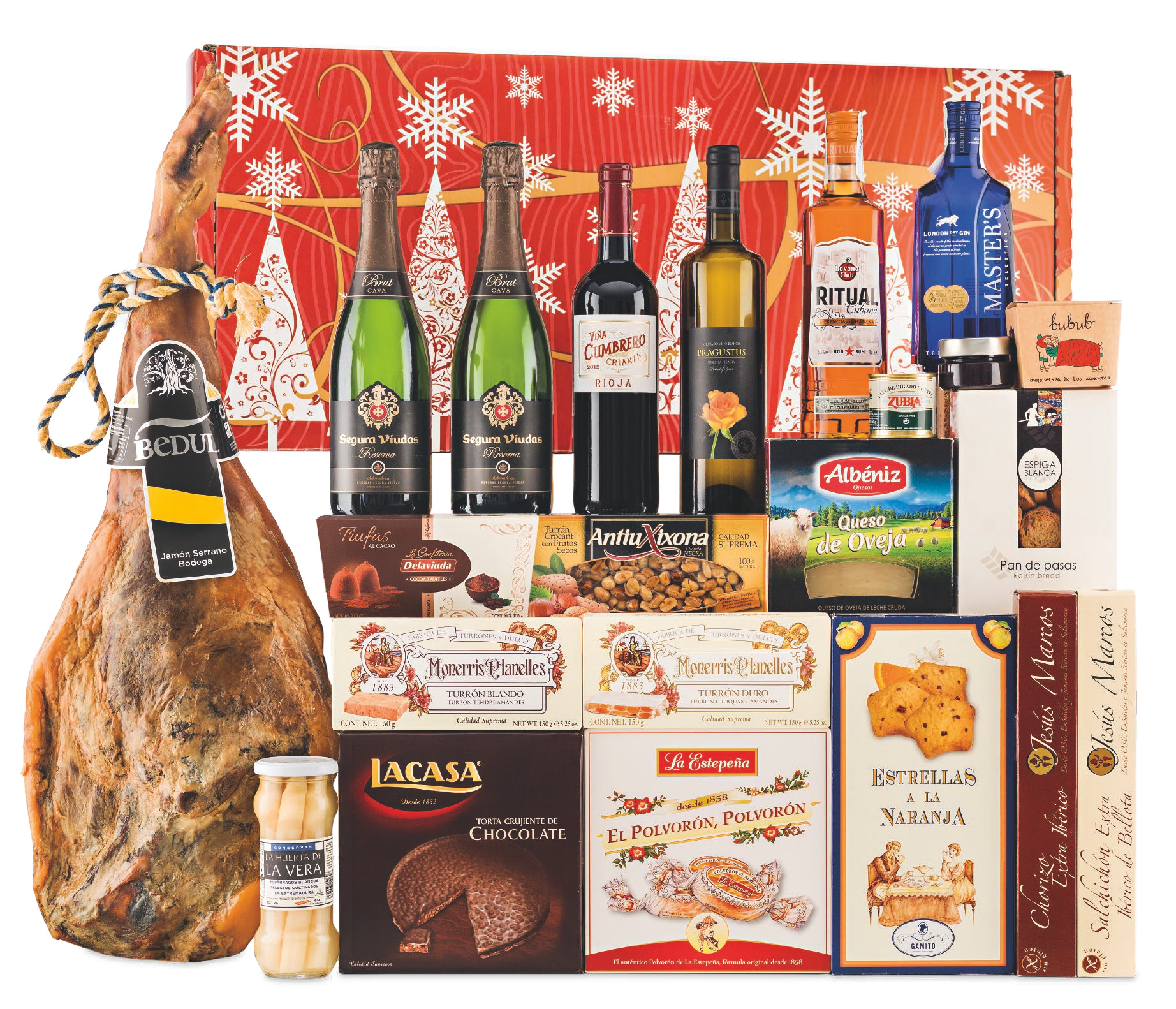 Lote con Jamón 13 (Navidad 2017)