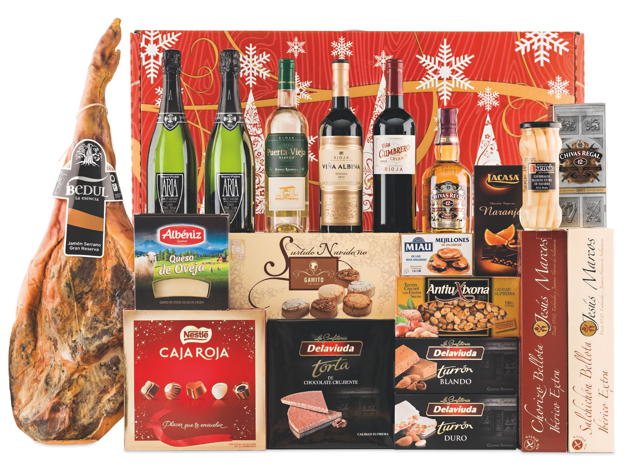 Lote con Jamón 14 (Navidad 2017)