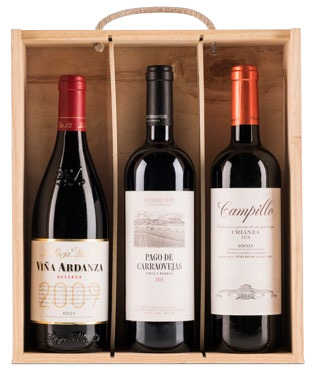 Caja de Vinos 9 Rioja-Ribera del Duero (Navidad 2018)