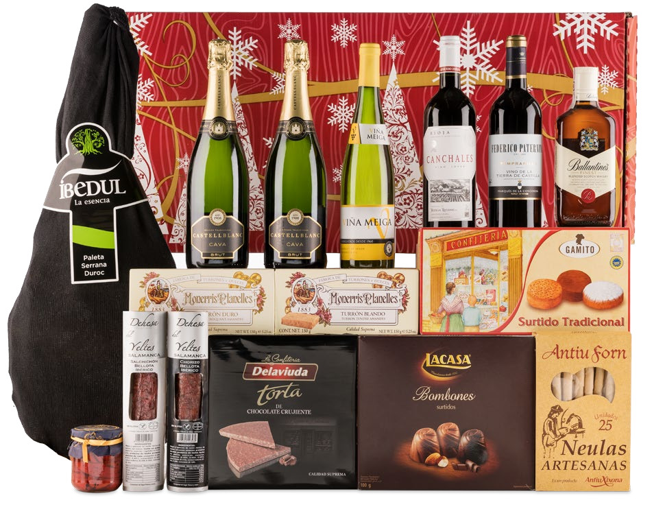 Lote con Jamón 10 (Navidad 2018)
