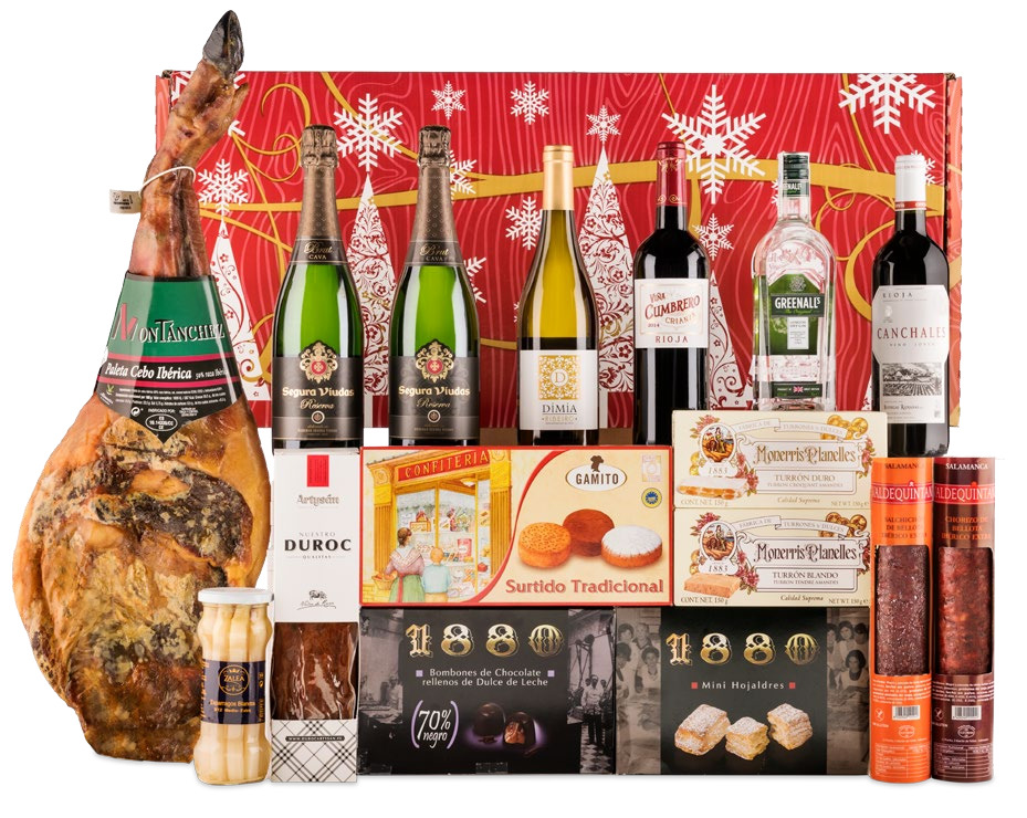 Lote con Jamón 12 (Navidad 2018)