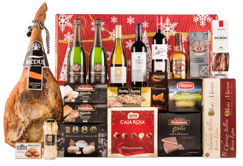 Lote con Jamón 15 (Navidad 2018)