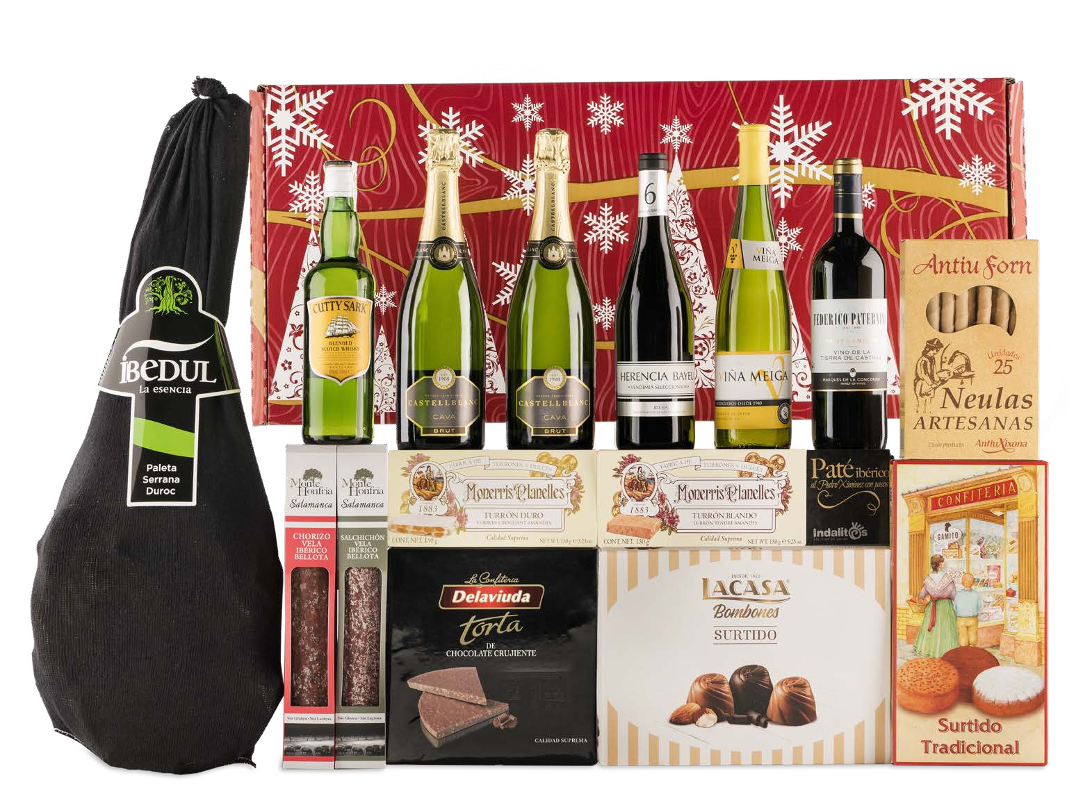 Lote con Jamón 10 (Navidad 2019)
