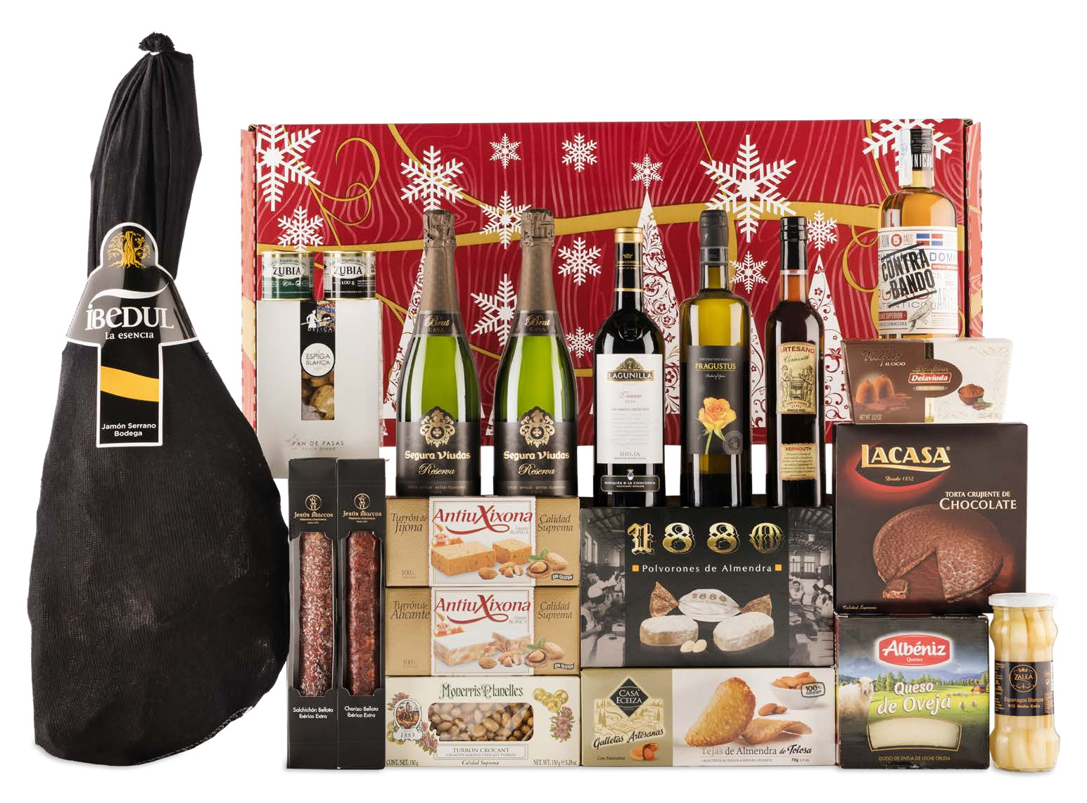 Lote con Jamón 14 (Navidad 2019)