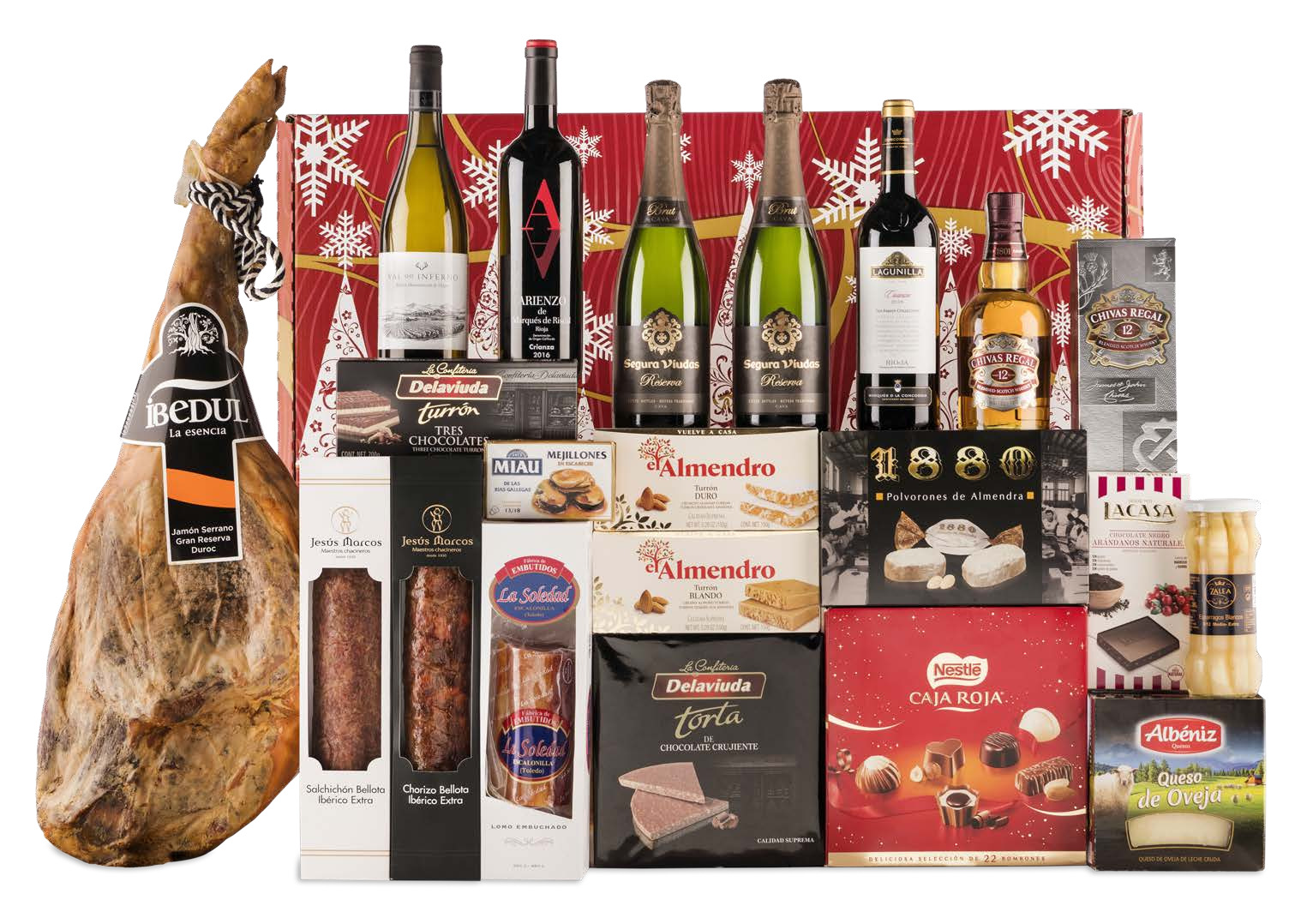 Lote con Jamón 15 (Navidad 2019)