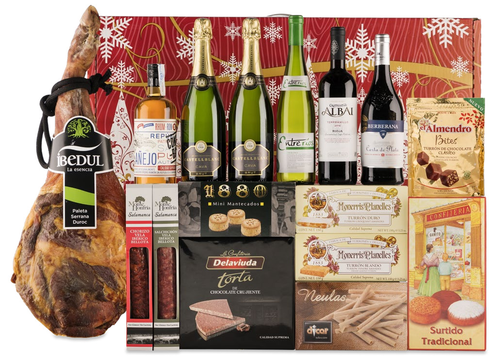 Lote con Jamón 10 (Navidad 2020)
