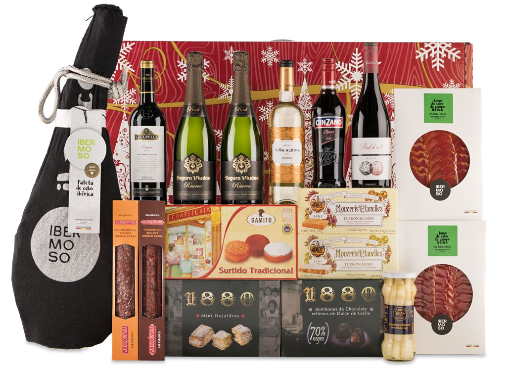 Lote con Jamón 12 (Navidad 2020)