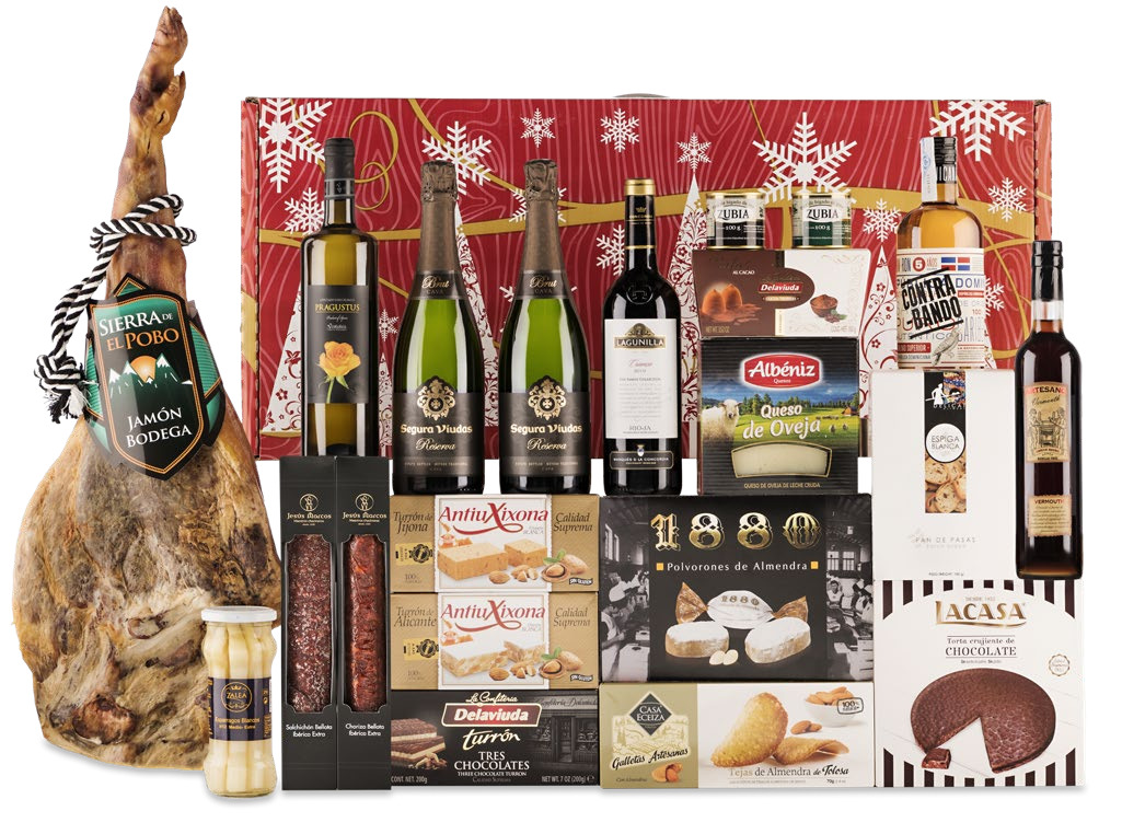 Lote con Jamón 14 (Navidad 2020)