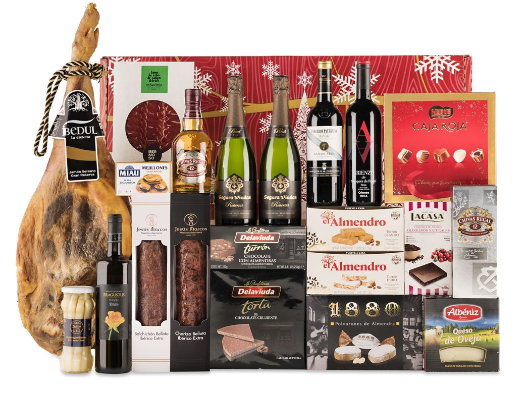 Lote con Jamón 15 (Navidad 2020)