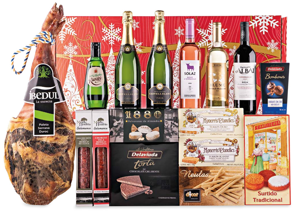 Lote con Jamón 10 (Navidad 2022)