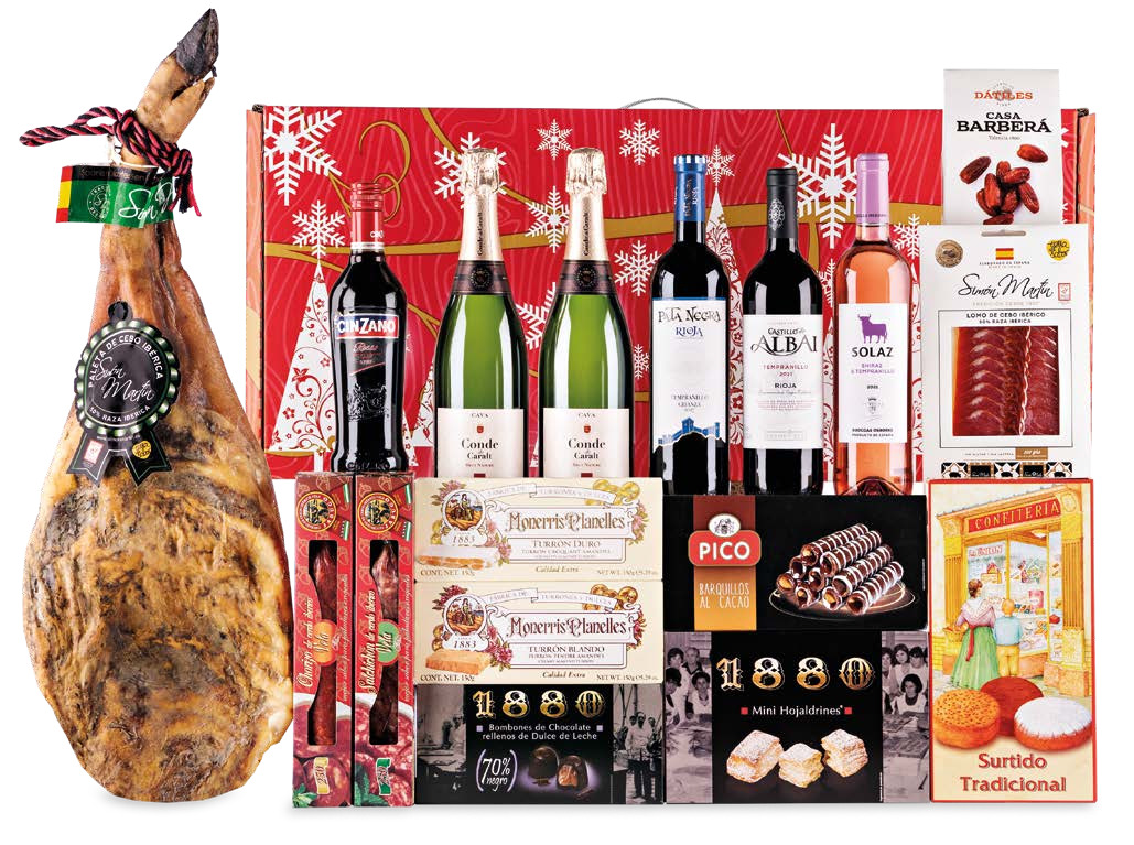 Lote con Jamón 12 (Navidad 2022)