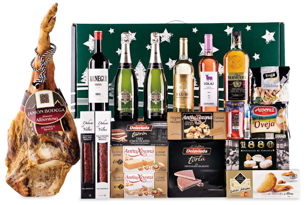 Lote con Jamón 14 (Navidad 2022)