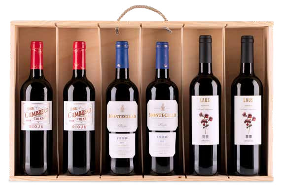 Caja de Vinos 1 Rioja-Somontano (Navidad 2023)
