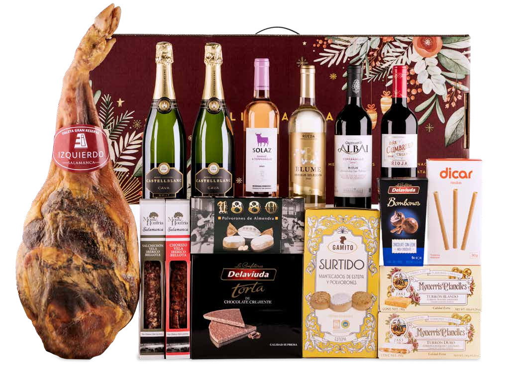 Lote con Jamón 10 (Navidad 2023)
