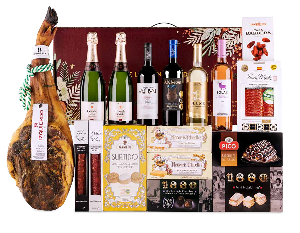 Lote con Jamón 12 (Navidad 2023)