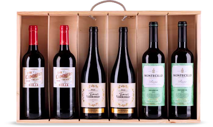 Caja de Vinos 1 Rioja-Somontano (Navidad 2024)