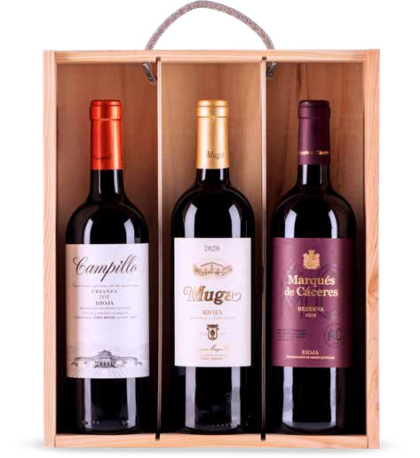 Caja de Vinos 4 Rioja (Navidad 2024)