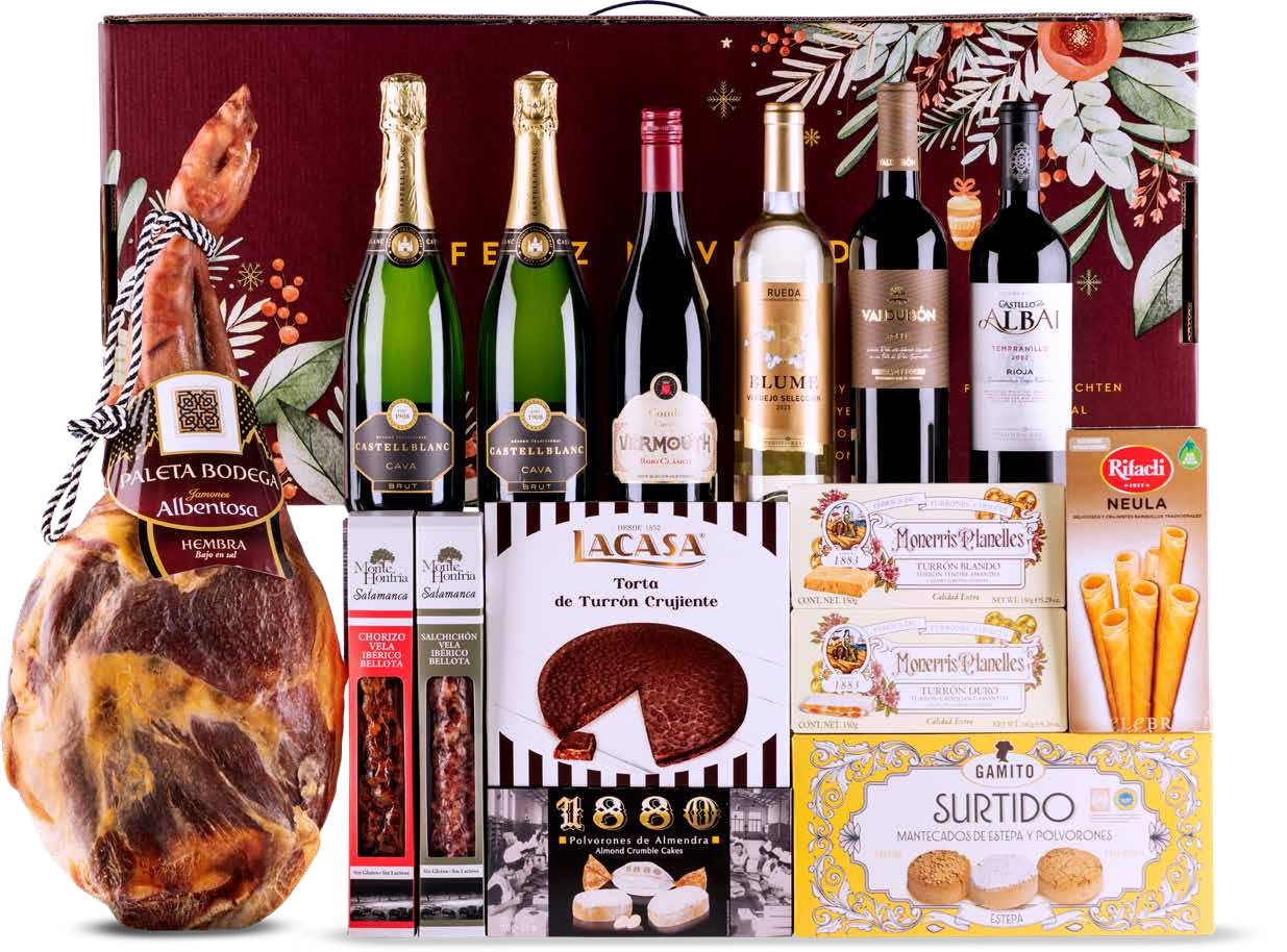 Lote con Jamón 10 (Navidad 2024)