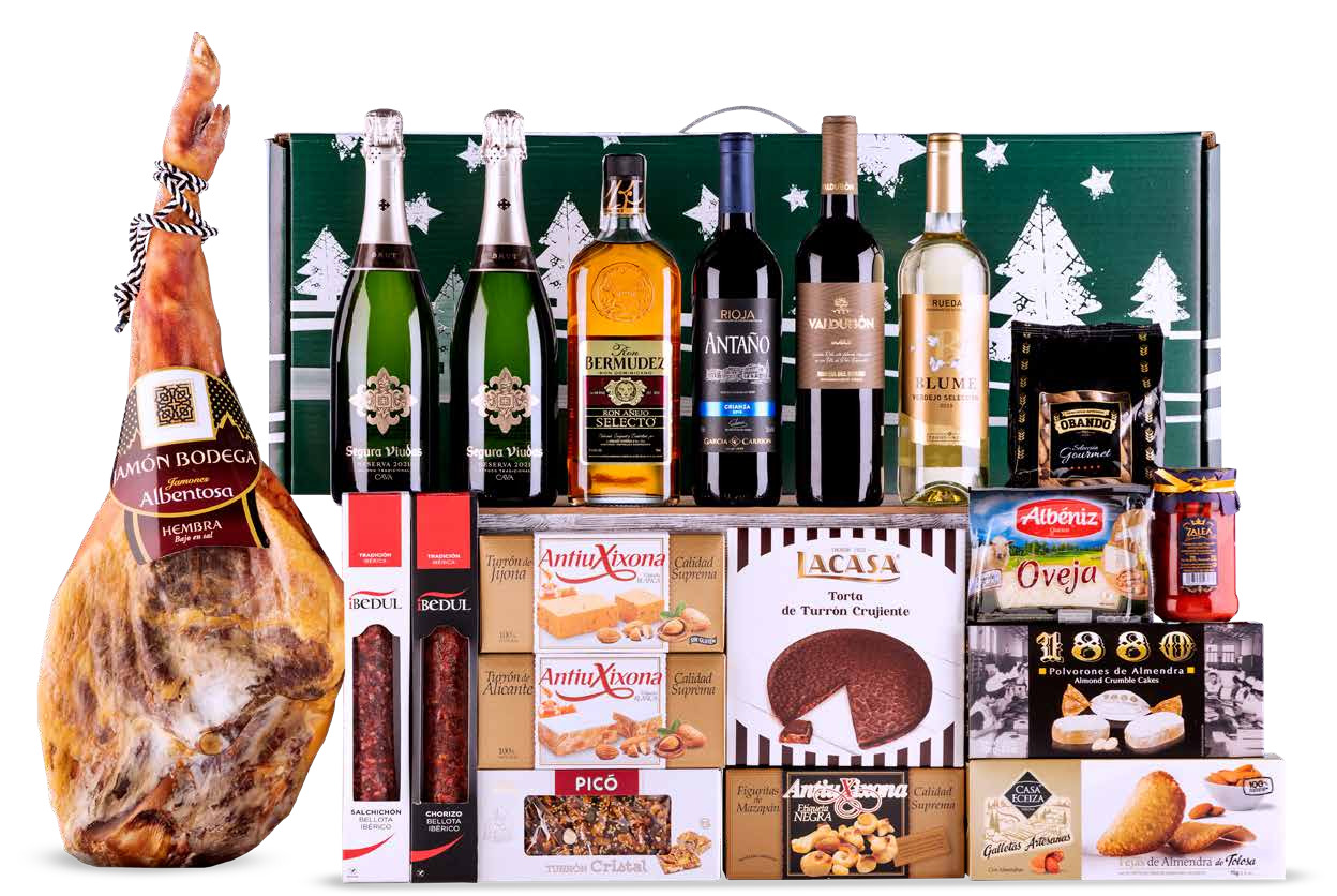 Lote con Jamón 14 (Navidad 2024)