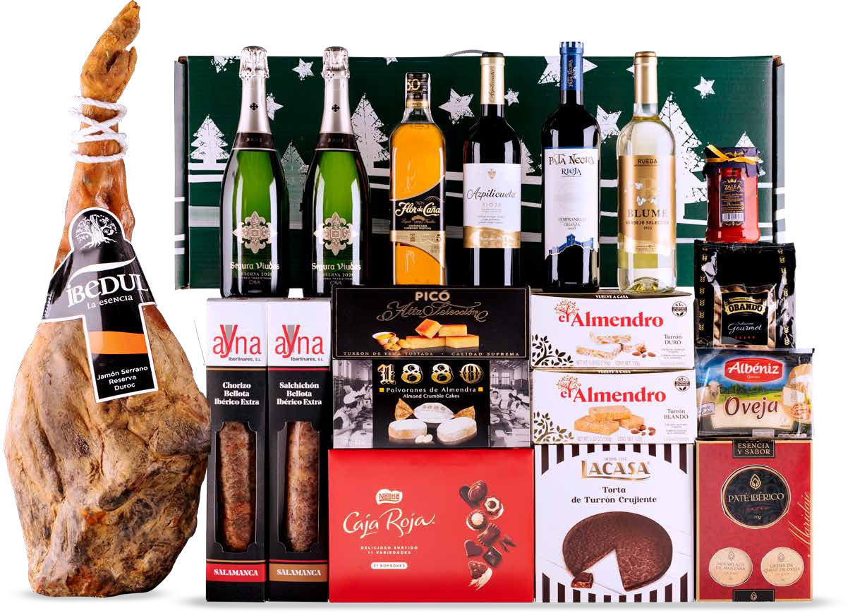 Lote con Jamón 15 (Navidad 2024)