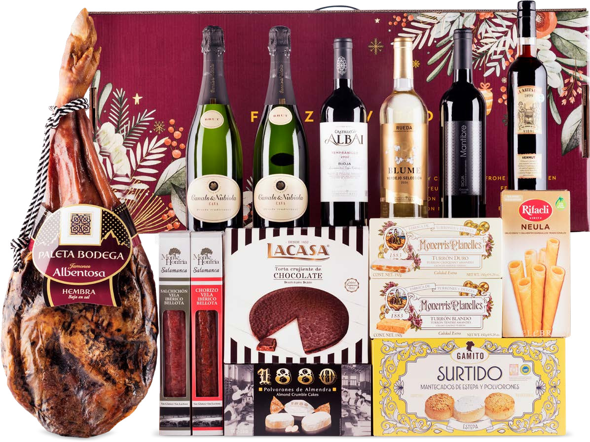 Lote con Jamón 10 (Navidad 2025)