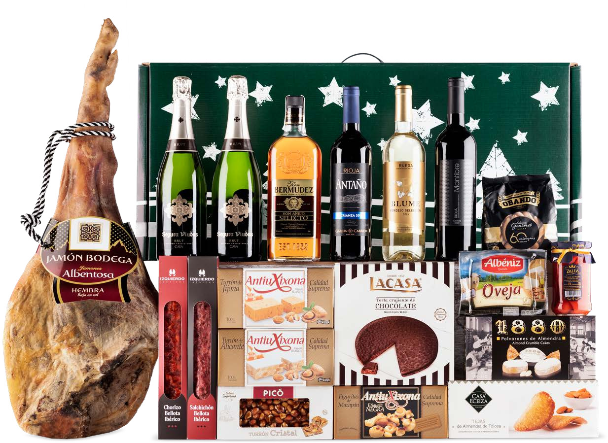 Lote con Jamón 14 (Navidad 2025)